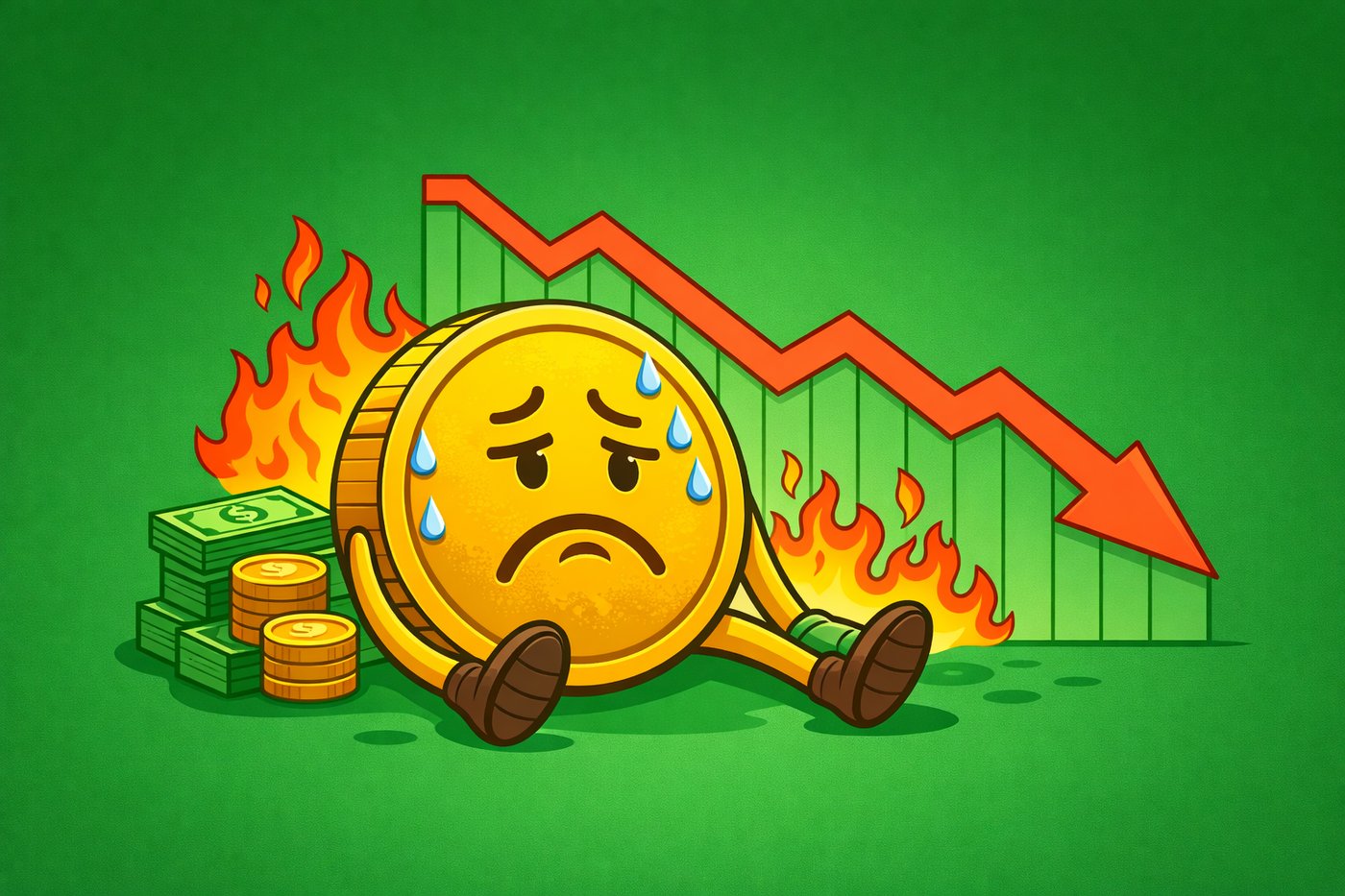 Bitcoin упал до минимума за 7 месяцев